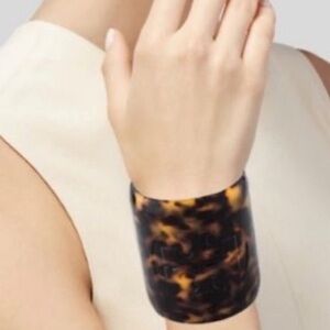 Tory Burch Tortoiseshell Cuff Bracelet